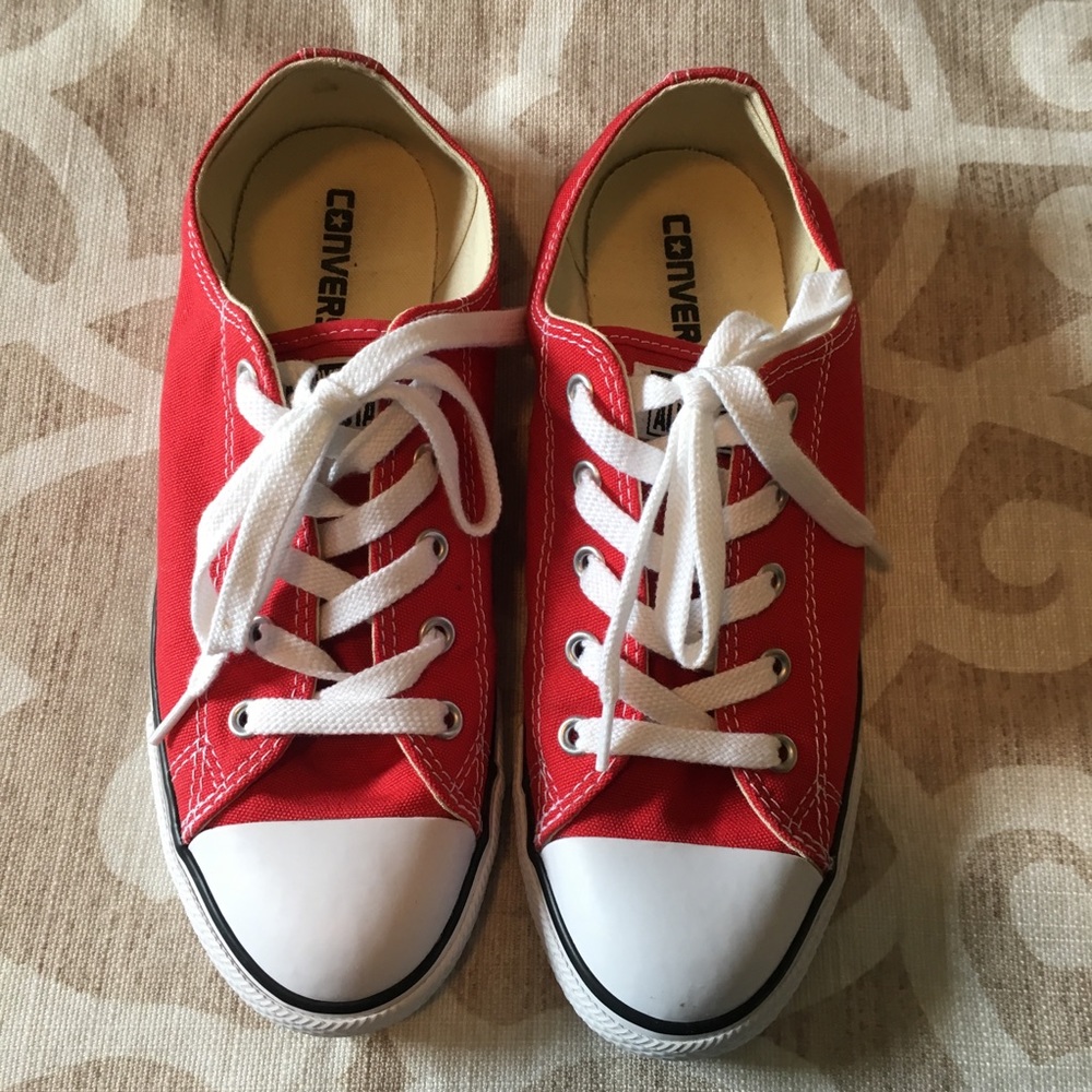 Red Converse Chuck Taylor Sneakers